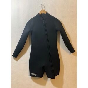 Vintage 90s Parkway Scuba Dive Wetsuit bundle Thermal 3mm Step In Black